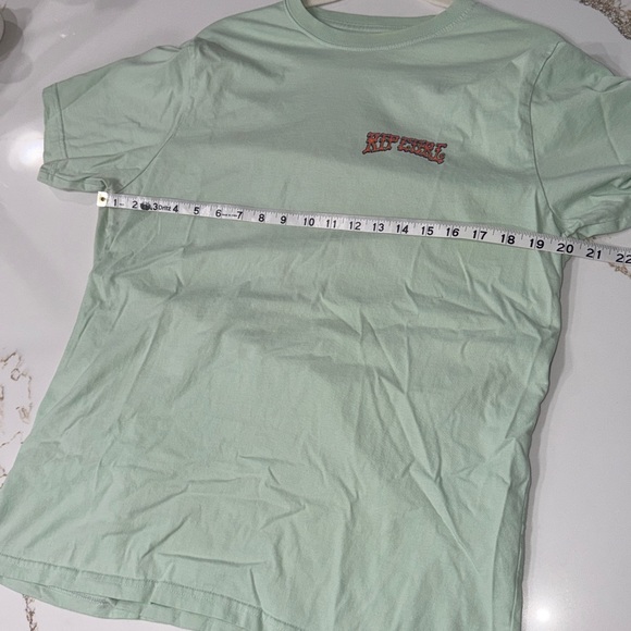 Rip Curl Mint Green Short Sleeve Tee with Chest Logo | XL - Picture 8 of 9